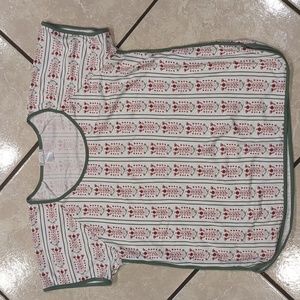 Lake Pima Cotton Short Sleeve Scoop Neck Top T-Shirt Size Medium